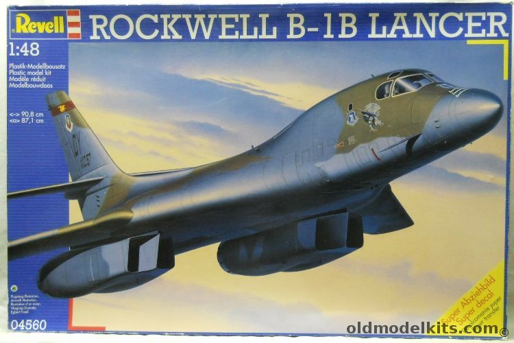 Revell 1/48 Rockwell B-1B Lancer With Two Eduard PE Sets / Cutting Edge ...